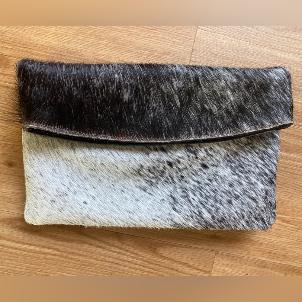 New Vasiliki Lagis Animal Skin Clutch